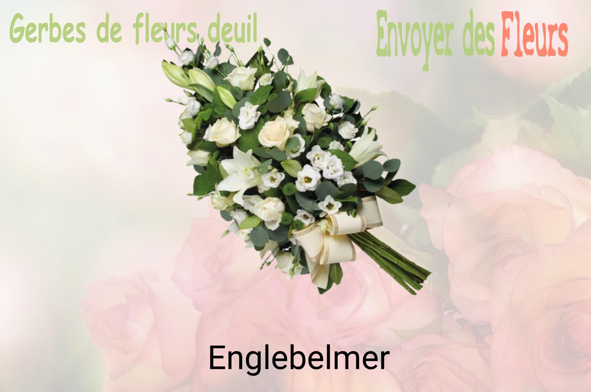 Gerbe de fleurs de deuil livrée à Englebelmer